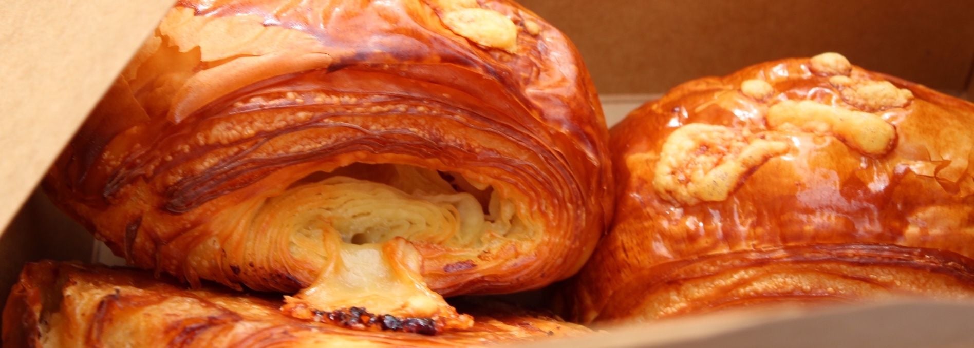 a delicious ham and cheese croissant